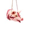 Ozgkee Halloween Hanging Tattered Pig Mouse Spider Bat Prank Props Pendant Halloween Decorations for Halloween Party Favors Supplies Decorations (A) view 1