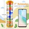 LOOIKOOS Rainmaker Rain Stick Musical Instrument for Babies,Baby Rattle Shaker Sensory Developmental Toy,Raindrops Music Instrument Toddler Musical Toys for Kids view 2