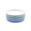 Elk and Friends Kids 7.8 Porcelain White Plates with Silicone Sleeves | Suitable for Babies/Toddlers | Microwave & Dishwasher Safe | Non Slip Dinnerware | Snack Dishes | 2 Pack view 1