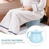 1pc Children's Potty Urinal Portable Urinal Plastic Urinal Outdoor Portable Chair Outdoor Decor Portable Toilet Bottle 2 Gallon Urine Pot Household Bed Pan with Cover view 2