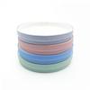Elk and Friends Kids 7.8 Porcelain White Plates with Silicone Sleeves | Suitable for Babies/Toddlers | Microwave & Dishwasher Safe | Non Slip Dinnerware | Snack Dishes | 4 Pack view 1