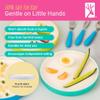 Elk and Friends Kids 7.8 Porcelain White Plates | Suitable for Babies/Toddlers | Microwave & Dishwasher Safe | Non Slip Dinnerware | Snack Dishes | 2 Pack view 3