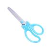 GAIFONGRE 5 Kids Safety Blunt Tip Scissors, Ages 5-8 & 8-10 for Girls,Rounded Edge & Ergonomic Handles for Small School Student Children Toddler Classroom Cutting Paper,Home DIY (Blue) view 2