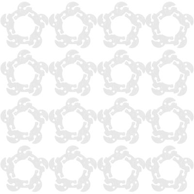 100Pcs Balloon Arch Clips for Column Stand, Upgraded Thickened Balloon Ring Clips Connectors for Arch Decoration, Reusable Flower Buckles for Wedding Birthday Party Baby Shower