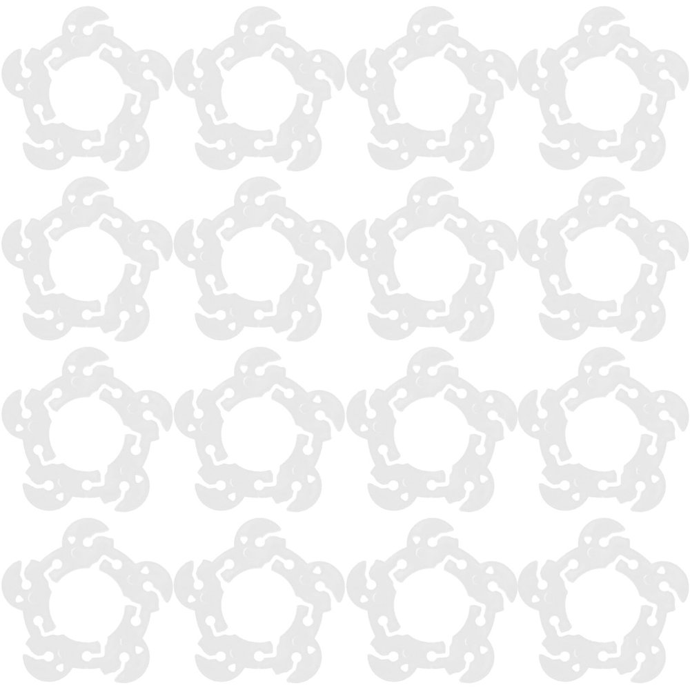 100Pcs Balloon Arch Clips for Column Stand, Upgraded Thickened Balloon Ring Clips Connectors for Arch Decoration, Reusable Flower Buckles for Wedding Birthday Party Baby Shower