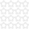 100Pcs Balloon Arch Clips for Column Stand, Upgraded Thickened Balloon Ring Clips Connectors for Arch Decoration, Reusable Flower Buckles for Wedding Birthday Party Baby Shower view 1