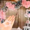100Pcs Balloon Arch Clips for Column Stand, Upgraded Thickened Balloon Ring Clips Connectors for Arch Decoration, Reusable Flower Buckles for Wedding Birthday Party Baby Shower view 2