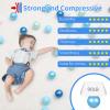 STARBOLO Ball Pit Balls for Kids- 100 Pcs Crush Proof Plastic Toy Balls for Toddler Ball Pits, Blue Balls for Ball Pits Play Tent, Baby Pool Water Toys, Party Decoration, Photo Props view 4