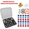FCDYLBD Carrying Case Compatible with Bakugan,BakuCores and Armored Alliance, Geogan Rising Battle Action,Can Store 30 Pcs, and Cards and Other Accessories(Case Only) (grey) view 2