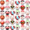 Libima 36 Pcs Christmas Stress Balls Bulk 2 Inch Foam Santa Clause Squeeze Ball Snowflake Xmas Elk Stress Relief Toys Christmas Toys for Christmas Stocking Stuffers Favors Goodie Bag Piata Fillers view 1