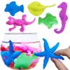 LilyBeauty Water Growing Sea Creatures - Under The Sea Animals 50 Pack, Individually Wrapped Favors, Expandable Animals Toy - Party Supplie view 1