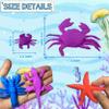 LilyBeauty Water Growing Sea Creatures - Under The Sea Animals 50 Pack, Individually Wrapped Favors, Expandable Animals Toy - Party Supplie view 3