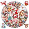 100 Pcs Christmas Stickers, Merry Christmas Vinyl Stickers for Kids, Funny Christmas Holiday Stickers for Water Bottles, 2026 Christmas Stickers for Gifts view 1