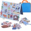CHEFAN 4 Set Felt Board Bible Stories and Felt Board Bundle
