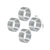 XBERSTAR for TRAXXAS 1/6 4WD XRT 1/5 X-MAXX 6S 8S RC 4PCS Aluminum Joint Cup Reinforced Ring (silver) view 3