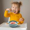 Eascrozn Baby Bowls with Suction, 3 Pack Baby Led Weaning Supplies, Soft Silicone Food Bowl for Babies Kids Toddlers, BPA Free, Microwave and Dishwasher Safe, Multicolor view 3