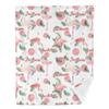 Personalized Baby Blanket with Flamingo Custom Blanket with Name Double Layer Soft Plush Minky Blanket with Dotted Backing, Receiving Baby Blanket Girl, Perfect Newborn Toddler Gift view 1