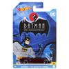 Hot Wheels Collectible Die-Cast Batman Vehicle - HDG89 ~ Batman - The Animated Series Batmobile Car ~ Dark Red ~ 2/5 view 2