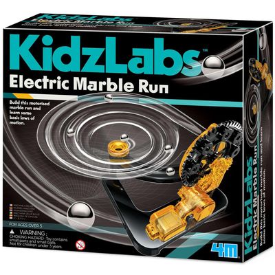 4M Electric Marble Run - Educational Motorized Marble Track Kit for Kids Ages 5+ - Explore Laws of Motion with Fun and Interactive Play