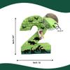 APINATA4U Number Two Pinata, Green Dinosaur Themed Number Two Party Pinata, Dinosaur Birthday Supplies, Kids Fun Decorations, Gift for Animal Lovers, 20 X 16 X 4 Inches view 3