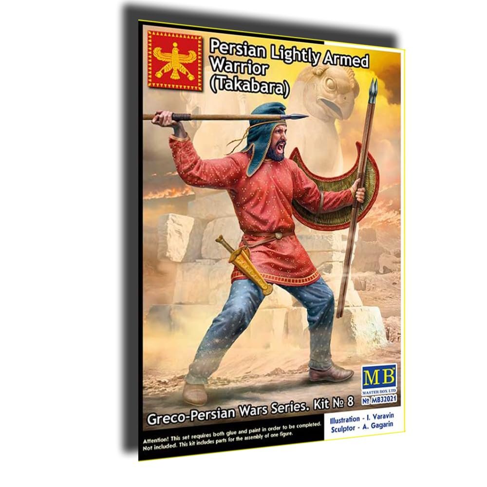 Master Box 32021-1/32 - Greco-Persian Wars Series. Kit 8. Persian Lightly Armed Warrior (Takabara)