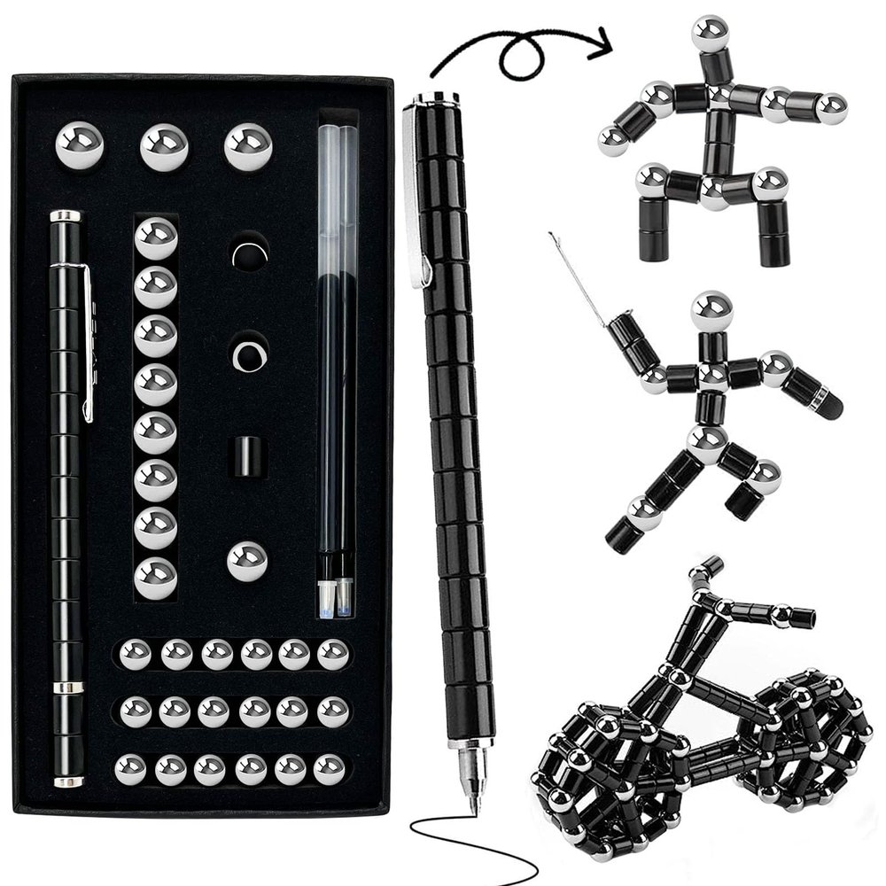 Fidget Pen Toys For Ages 8-13 - Magnetic Pen Magnets For Kids - Teen Girl Boy Gift Trendy Stuff - Gift For Teenage Boys Girls - Cool Things Toy For Boy Age 8-12 - Gift For 10 11 12 13 14 Year Old Girl