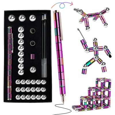 Gifts for Men Fidget Pen - Novelty Christmas Stocking Stuffers for Adults, White Elephant Gift , Anniversary Present for Him and Her, Cool Gadgets Funny Birthday Gift for Men Anxiety Relief Items