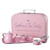 Personalization Universe Personalized 15 pc. Pink Polka Dot Tea Set view 1