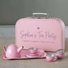 Personalization Universe Personalized 15 pc. Pink Polka Dot Tea Set view 2