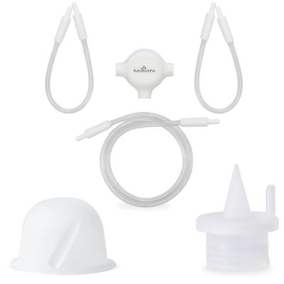 BabyBuddha Breast Pump Accessories, 10 Piece Triple Bundle for Electric Breast Milk Pump, Includes 2 Silicone Diaphragms, 4 Duckbill Valves, 4 Replacement Tubes, Compatible Spare Parts for Daily Use