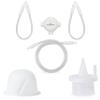 BabyBuddha Breast Pump Accessories, 10 Piece Triple Bundle for Electric Breast Milk Pump, Includes 2 Silicone Diaphragms, 4 Duckbill Valves, 4 Replacement Tubes, Compatible Spare Parts for Daily Use view 1