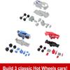 Mattel Games Hot Wheels 5-in-1 Kids Games Set Decorated with Car Graphics for Family & Game Nights, Parties & Travel view 2