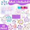 Sensationally OT Unicorn Sensory Dough Kit (3 Jars) Non-Toxic Dough with Unicorn Cutters, Charms, Rainbow, Pom Poms, Diamonds, Gems, and Stackable Storage - Perfect for Creative Play and Gift for Kids view 3