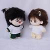 niannyyhouse 10cm 15cm 20cm Plush Doll Clothes Contrast T-Shirt Pants Sportswear Set Soft Stuffed Plush Toy Dress Up Accessories (a10, 15cm) view 4
