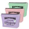 Sazuwu 3PCS Mahjong Gifts Makeup Bag Mahjong Lover Gift Mahjong Player Gift for Friend Mahjong Lucky Cosmetic Bag Mahjong Themed Items for Mom Grandma Sister Birthday Christmas Gifts Travel Pouch view 1