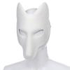 Alodidae Fox Mask 3 Pcs DIY Animal Masquerade Masks White Paintable Halloween Party Wolf Cosplay Costume Accessory view 2