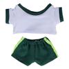 niannyyhouse 10cm 15cm 20cm Plush Doll Clothes Contrast T-Shirt Pants Sportswear Set Soft Stuffed Plush Toy Dress Up Accessories (a13, 15cm) view 1