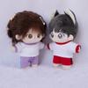 niannyyhouse 10cm 15cm 20cm Plush Doll Clothes Contrast T-Shirt Pants Sportswear Set Soft Stuffed Plush Toy Dress Up Accessories (a13, 15cm) view 4