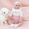 RADQZOZ Lifelike Reborn Baby Dolls  17 Inch Soft Body Full Vinyl Body,Realistic Newborn Baby Dolls Girl Gift for Kids Age 3+ view 2