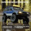 BEEZRC FMS RC Crawler 1/18 FCX18 Land Cruiser LC80 RTR Toyota Licensed 4WD RC Rock Truck 2.4Ghz 900mAh Hobby Grade RC Car Model Mini Remote Control Car Off Road Vehicle FMS11831RTRBU(Blue) view 3