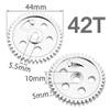 CRUMPS Metal Spur Gear 42T 47T HSP 06232 06033 1/10 Upgrade Parts for RC Model Car Off Road Buggy Backwash 94155 94166 94177 (Color : 42T and 47T) view 2