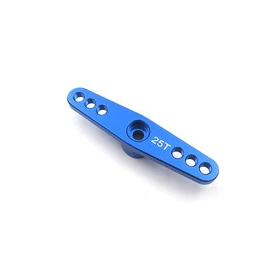 42mm 37mm 28mm 25T M3 Aluminum RC Servo Arm Horn Single Arm/Dual Arm Compatible with Futaba Savox Xcore HL HSP HD Power RC Tools (Color : 42mm Navy Blue, Size : 1)