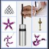 Fidget Pen, Decompression Magnetic Fidget Toy Pen, Magnet Pen Fidget Toy Relieve Pressure Novel Toy Gift for Kids or Friends! (Purple) view 3