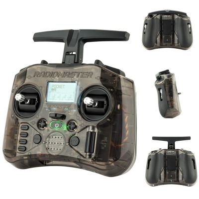 HTLNUZD Pocket EdgeTX Hall Gimbal Control Transmitter CC2500 / ELRS Up to 16CH for Radiomaster Portable Lightweight Built in LED Light Foldable Antenna with Pocket Color Case for FPV Drone