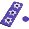 blue-ther Pencil Penetration Coins Magic Tricks Pen Pass Thru Coin Magic Close up Street Illusions Gimmick Mentalism Props Children Toys (Red) (Purple) view 1