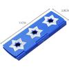 blue-ther Pencil Penetration Coins Magic Tricks Pen Pass Thru Coin Magic Close up Street Illusions Gimmick Mentalism Props Children Toys (Red) (Purple) view 2