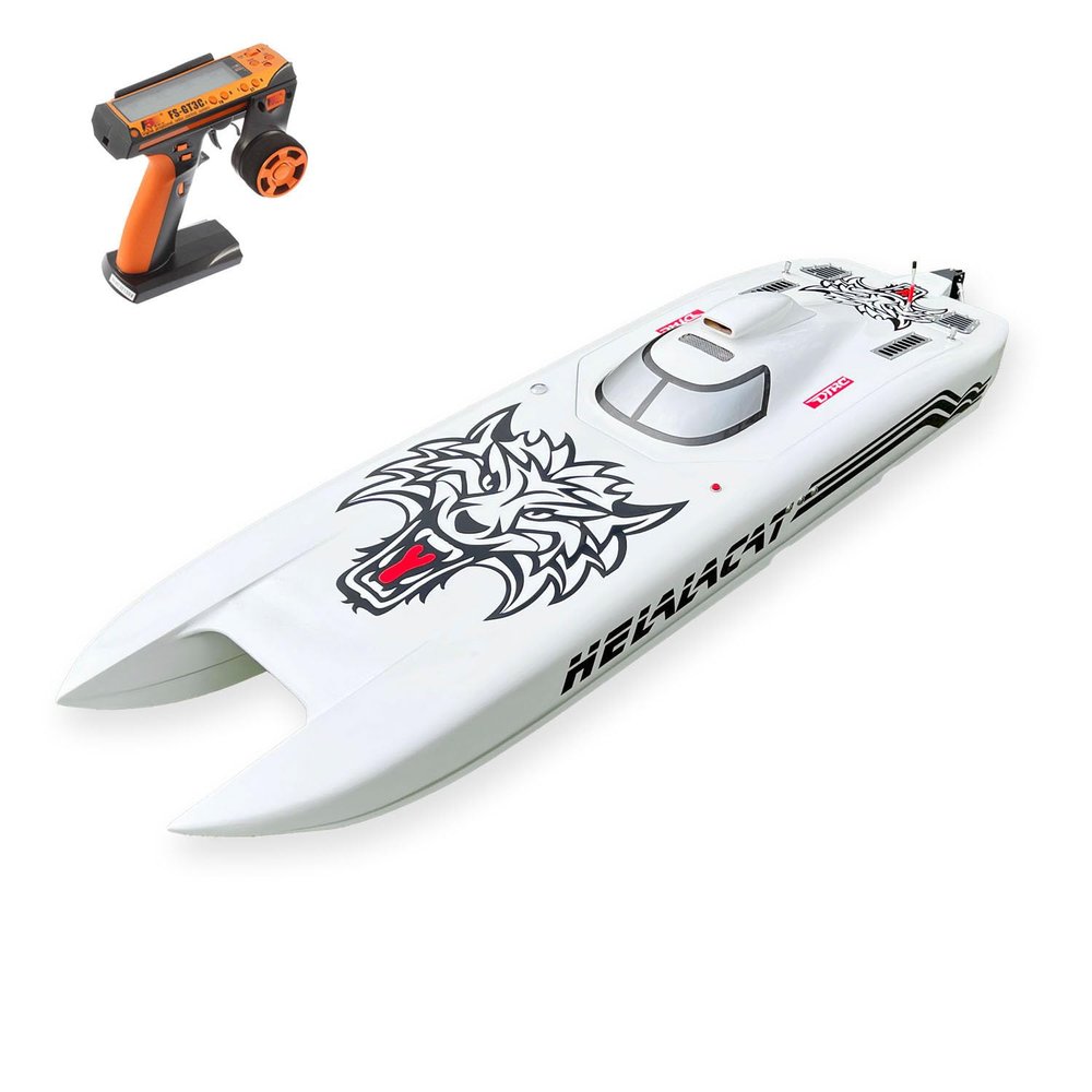 G30E 30CC Fiber Glass 70KM/H Gasoline Racing RC Boat ARTR W/Radio System Servos