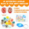 16 PCS Marbles for Kids, Upgraded Glow in The Dark Marbles, Marble Run Games and Accessories for Boys and Girls, Beautiful Glass Marble Bulks for Home Decoration view 2