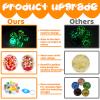 16 PCS Marbles for Kids, Upgraded Glow in The Dark Marbles, Marble Run Games and Accessories for Boys and Girls, Beautiful Glass Marble Bulks for Home Decoration view 3