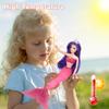 BETTINA Color Change Mermaid Doll Playset, Mermaid Princess Doll with Color-Changing Tail, Mermaid Toys with Seahorse & Accessories, Purple Hair view 3